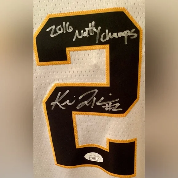 Villanova Wildcats Autographed White Kris Jenkins Jersey - Picture 2 of 5